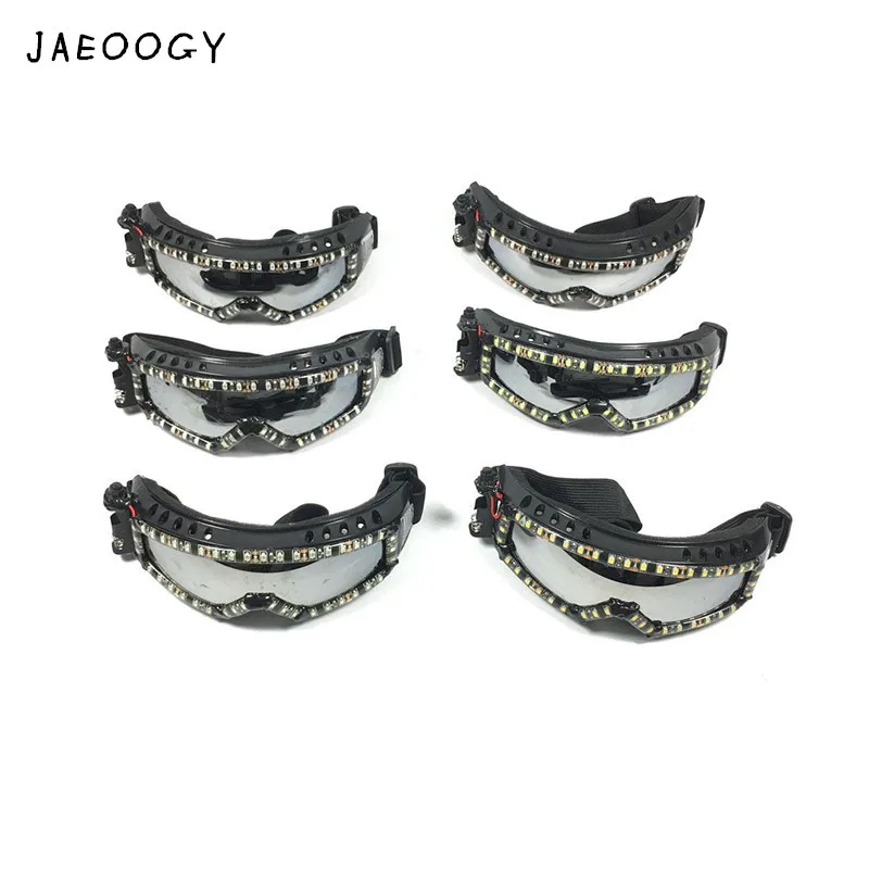 Новый высокого качества светильник светоизлучающий светодиодный очки Зеленая