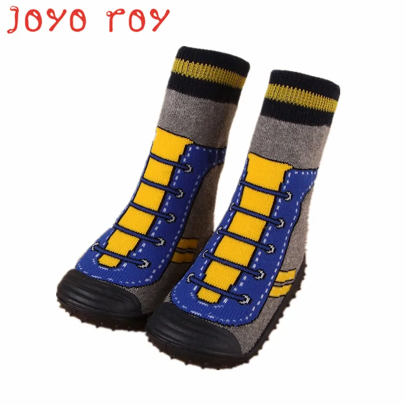 Joyo roy/нескользящая обувь на резиновой подошве для малышей От 0 до 2 лет носки
