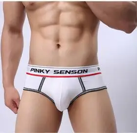 Мужское нижнее белье PINKY SENSON Однотонные трусы из модала с низкой посадкой и