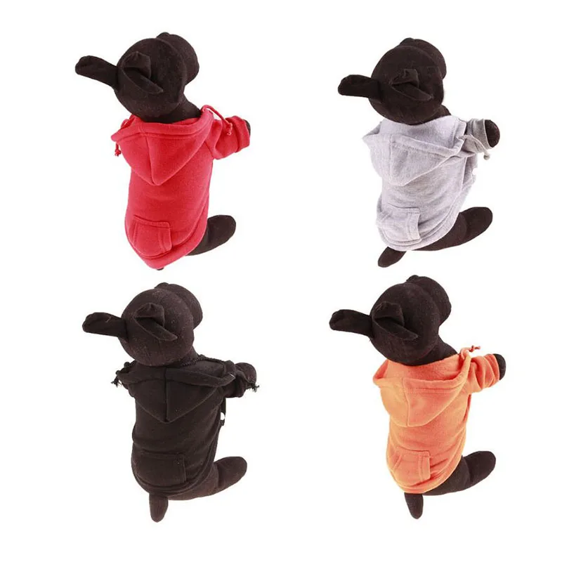 Мода Собака хлопковый свитер одежда Теплый маленький щенок пальто толстовки