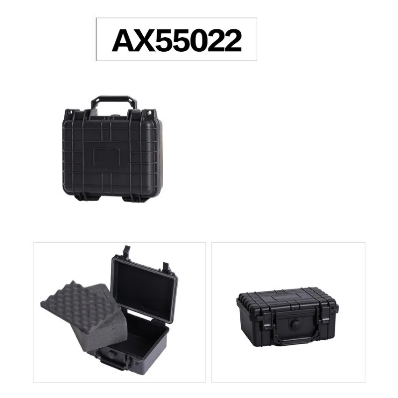 AX55022 АБС-пластик герметичное водонепроницаемое защитное оборудование корпус инструмента Портативный ящик для инструментов сухой ящик ударопрочный с предварительно вырезанной пеной - Цвет: AX55022