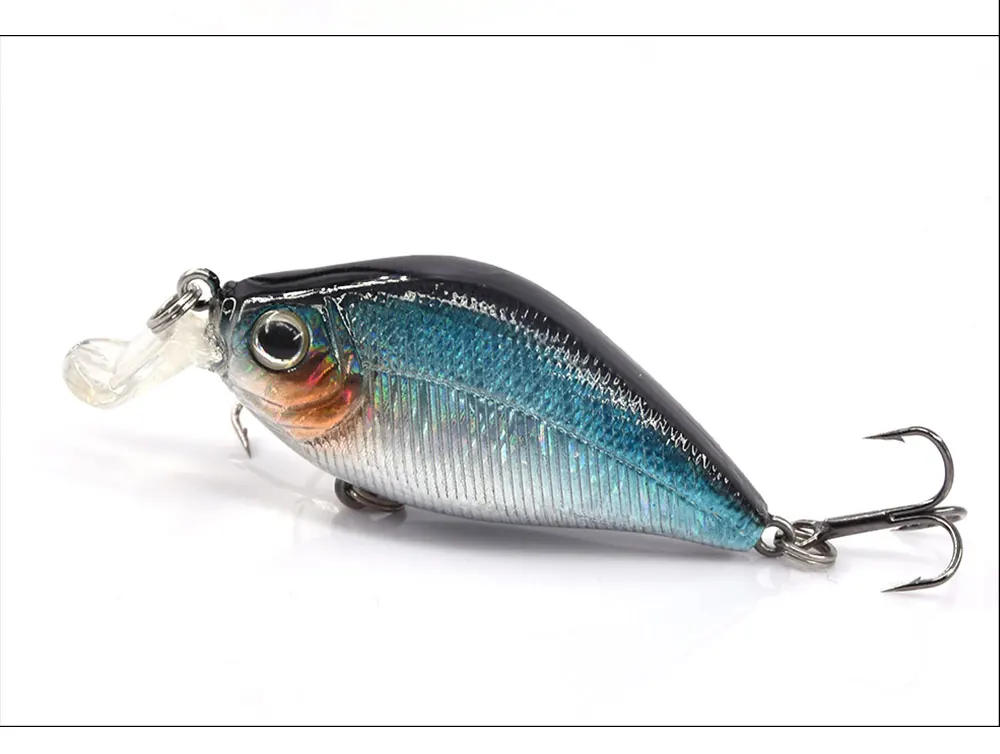 Makebass Crankbait рыболовные приманки бас искусственный воблер, твердая приманка дайвинг с неглубоким погружением рыболовные снасти форель Окунь и т. д. 2 дюйма/0,3 унций