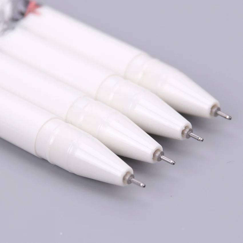 

1PC 0.5mm Kawaii Girl with the Tattoo Pen Black Ink Gel Pen School Office Writing Supplies Student Stationery G-951F