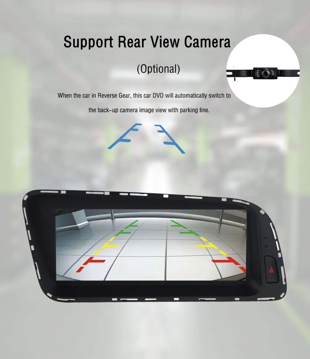 2 Din Android 7,1 Автомагнитола для Audi Q5 2010 2011 2012 2013 Стерео gps навигация Автомагнитола