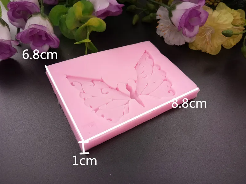 DIY бабочка торт инструменты 3D Силиконовые помадные формы шоколадные украшения