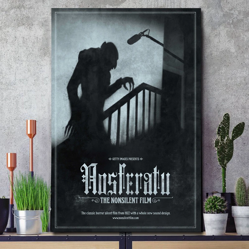 Nosferatu Getty изображения на Behance художественный плакат с принтом Скандинавское