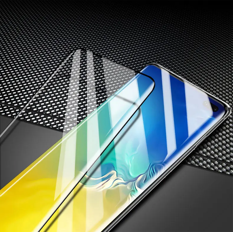 40D полностью изогнутое закаленное стекло для samsung Galaxy S9 S8 S10 Plus Note 9 8 S7 Edge S10E Защитная пленка для экрана