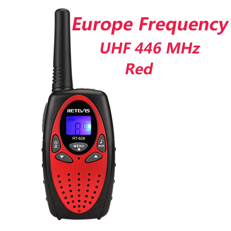 10 шт. 4 цвета RETEVIS RT628 детская рация 0,5 Вт UHF частота Ham Радио коммуникатор A1026 - Цвет: Red Europe