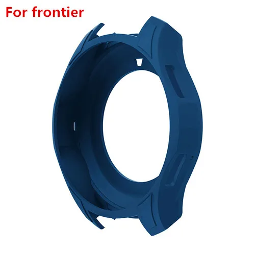 deep blue frontier Силиконовый чехол для samsung gear S3 Frontier Galaxy watch 46 мм чехол для смарт часов крышка Спортивная защитная рамка защитная оболочка - Цвет ремешка: deep blue frontier