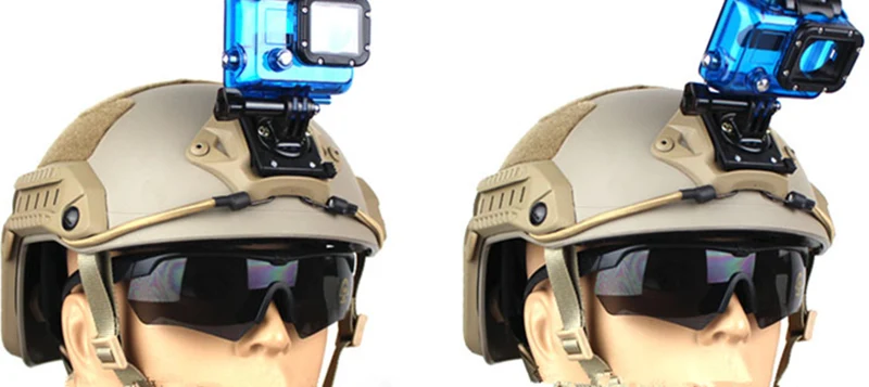 Крепление для тактического шлема Gopro экскаватор крепление на руку черный базовый