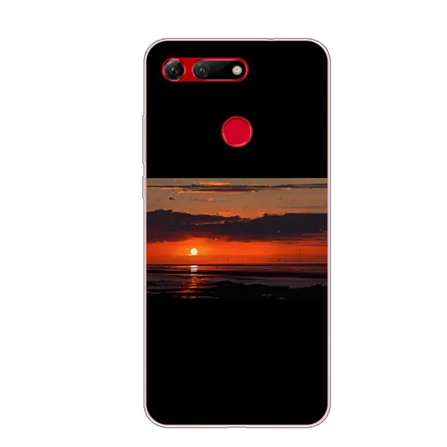 6,4 ''для huawei Honor вид 20 силиконовый чехол из мягкого термополиуретана с картинкой TPU чехол Coque для huawei Honor V20 чехол V 20 модные - Цвет: 42