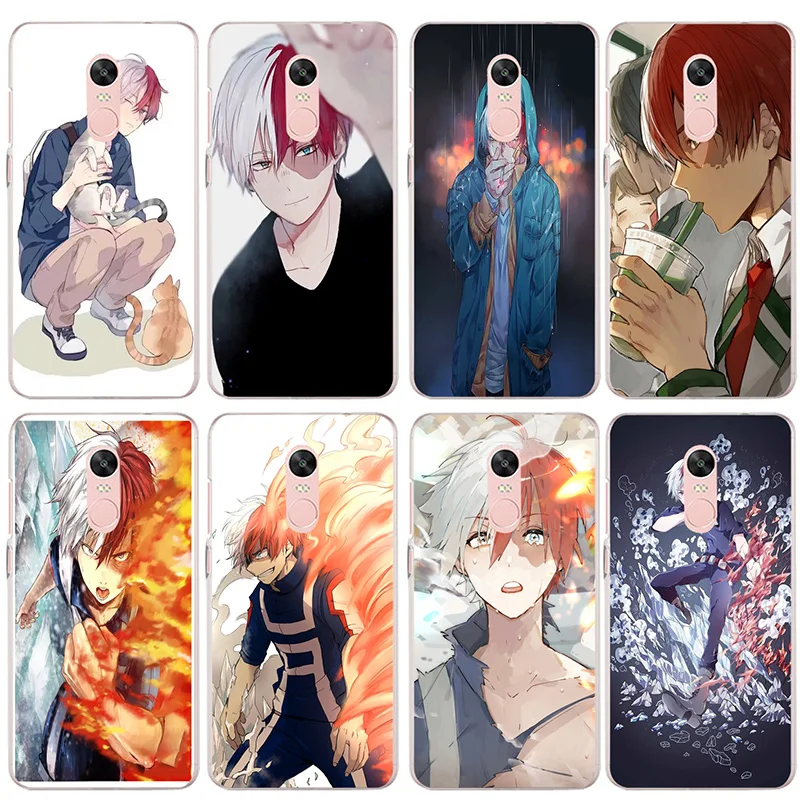 Чехлы для Xiaomi Mi Redmi Note 3 3S 4 4X 4A 5 5S 5A 6 6X 6A 8 A1 Pro Plus Max 2 сумки Todoroki Shoto My Hero Academia|Бамперы| |