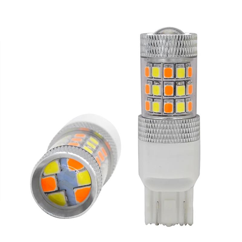 Автомобильный светодиодный фонарь SKYJOYCE T20 7443 2835 42SMD 12 В автомобильная лампа