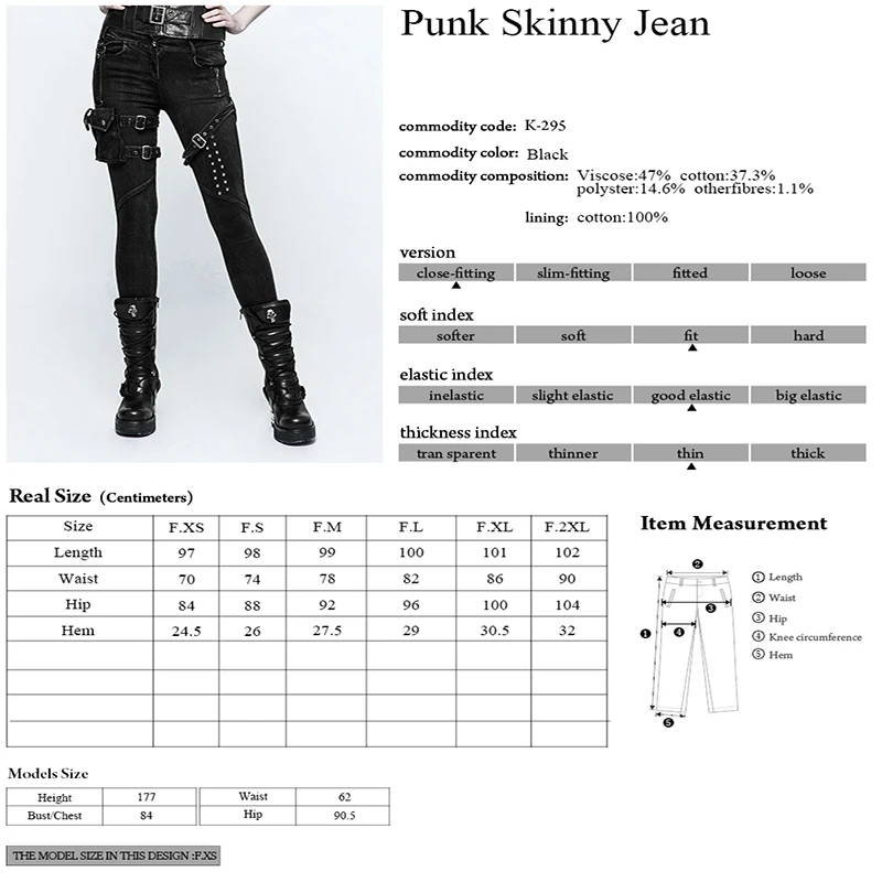 Женские узкие джинсовые брюки в стиле панк рейва|skinny pants|pants pantsblack skinny pants |
