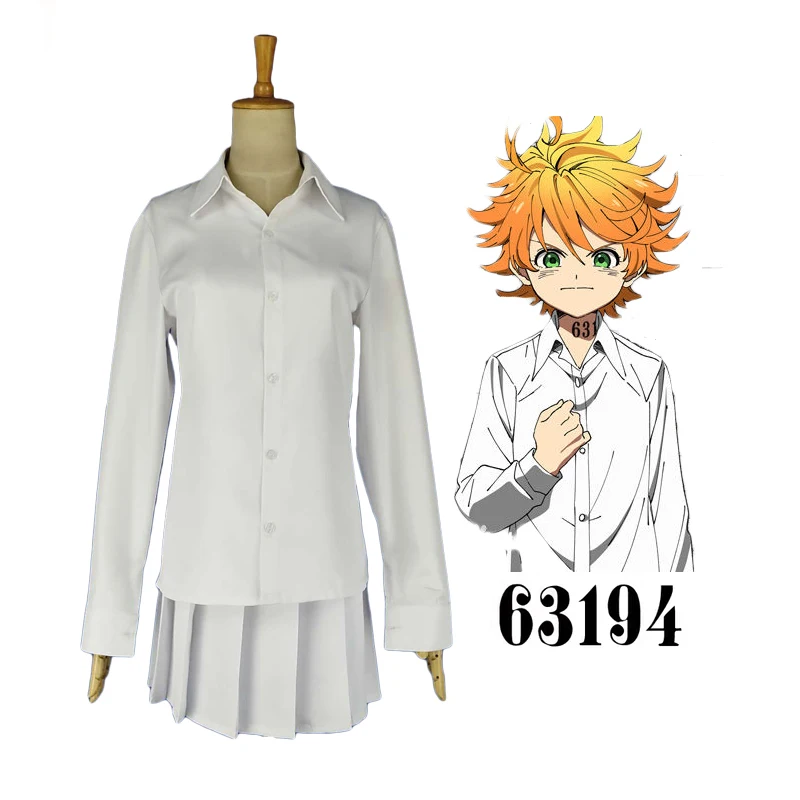 Костюм для косплея Обещанный Невер из аниме Yakusoku no Neverland Эмма Норман Рэй женская и