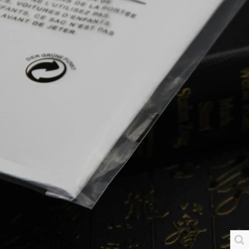 10 шт. предупреждающие слова самоклеящееся уплотнение прозрачная упаковка