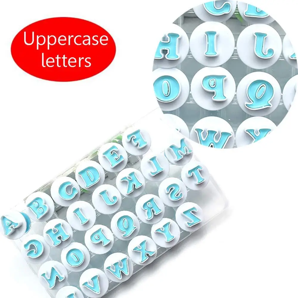Новый 26 шт uppercase и lowercase L alphanumeric Весенняя форма для печенья помадка декоративный