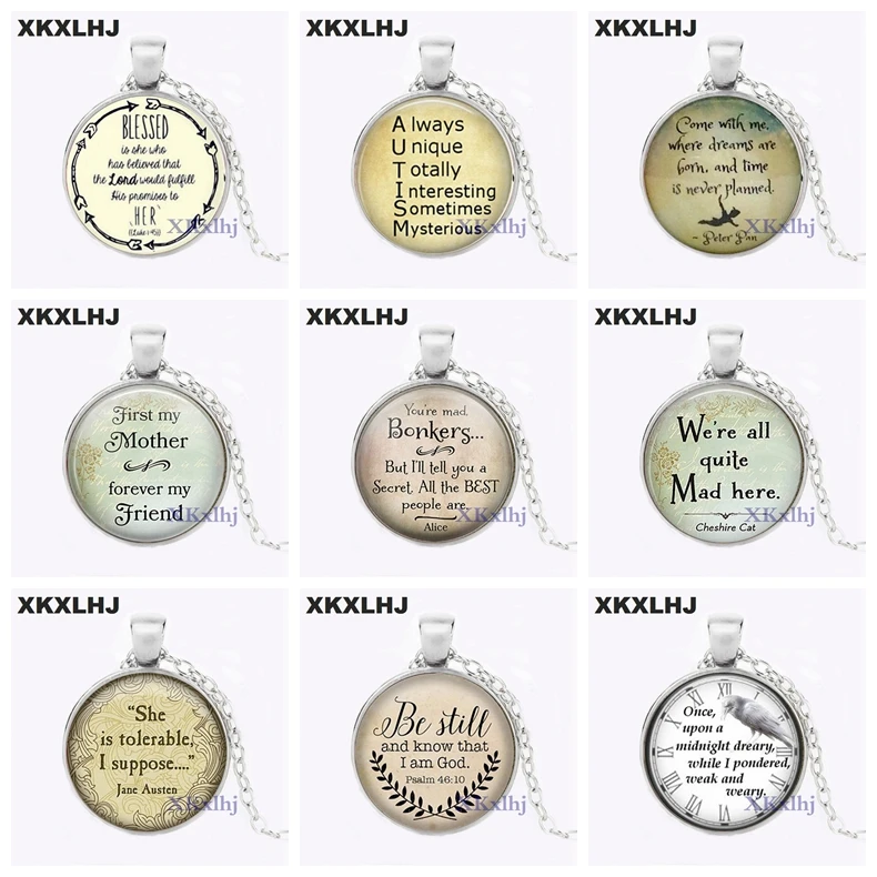 XKXLHJ The Lord Is My Shepherd Psalm 23 библейская Подвеска со стихом цитата христианские