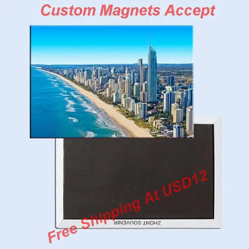 10K знаменитые магниты домашний декор наклейки Австралия Золотой берег сувенир