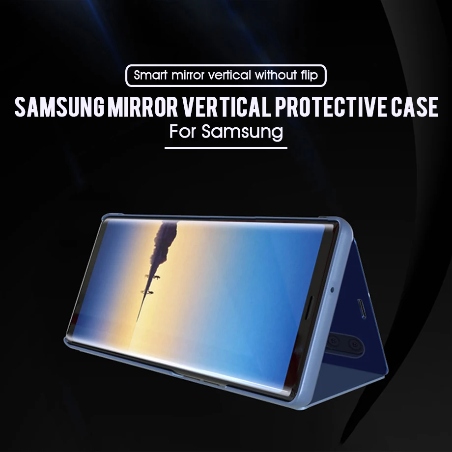 360 прозрачный зеркальный флип-чехол для Samsung Galaxy A3 A5 A7 A6 A7 плюс чехол A10 A20 A30 A40 A50 A70 M10 M20 M30 чехол