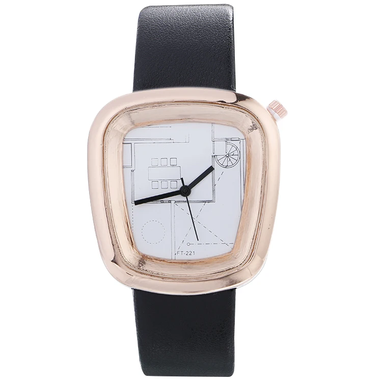 Кварцевые Брендовые женские часы с героями мультфильмов роскошные розового