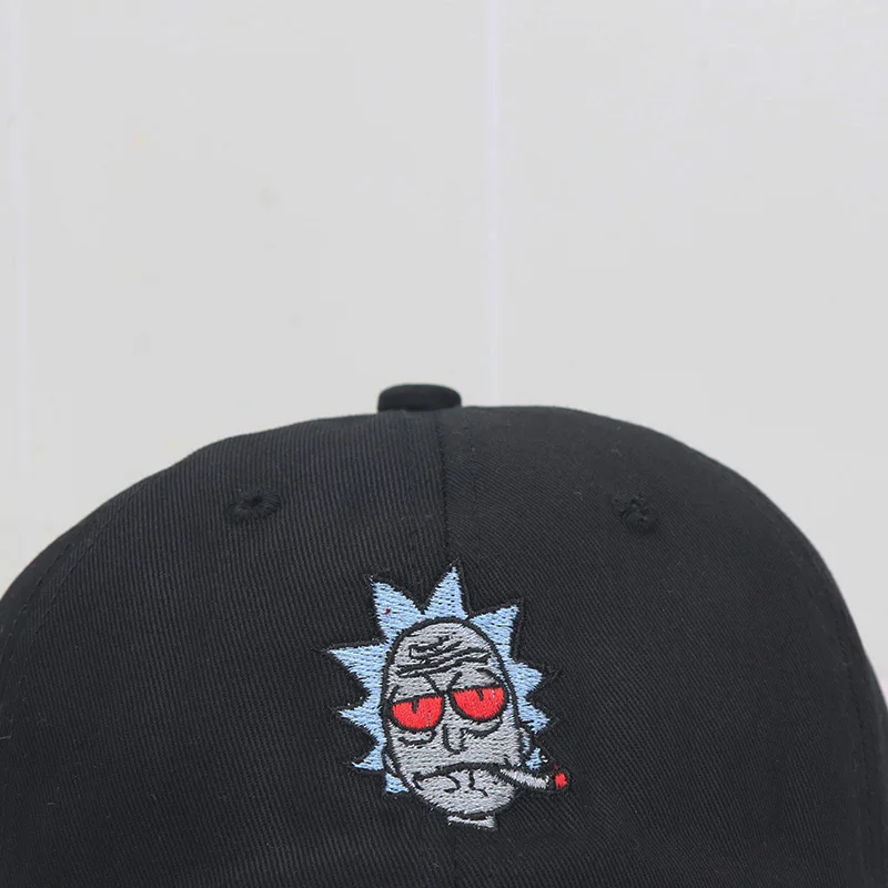 Хлопковая Кепка с вышивкой Mr. Meeseeks Регулируемые головные уборы мягкие плюшевые