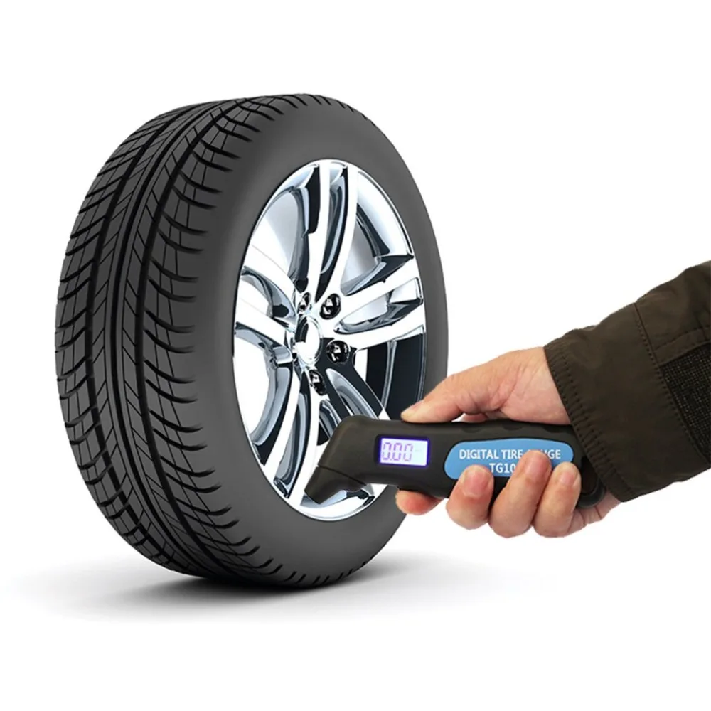 Цифровой автомобильные шины покрышки воздуха давление манометр метр барометры