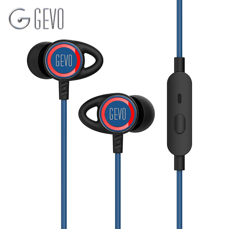 GEVO GV3 наушники для телефона в ухо проводные стерео 3 5 мм бас игровая гарнитура с