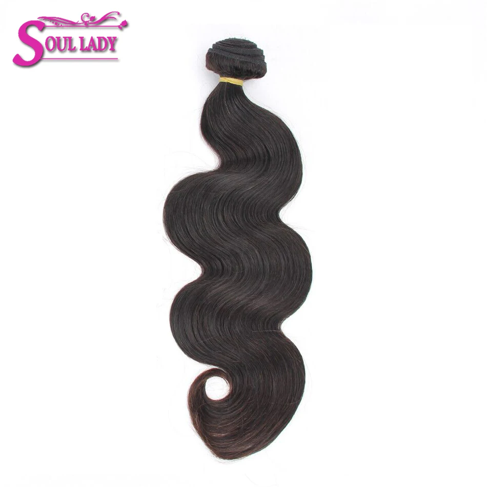 Фото Soul Lady волосы индийские волнистые 100% человеческие переплетенные пучки не Реми для