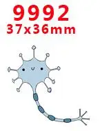 PR9992 Новое поступление 30 шт/партия смолы flatback пробки для бутылок снэк-планар PR9935 - Цвет: PR9992