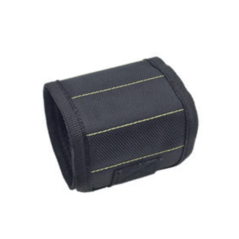 Магнитный браслет 3 ряда сильные магниты Регулируемый магнитный браслет для крепления винтов, гвоздей, сверл и небольших инструментов - Цвет: As The picture