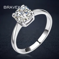 bravekiss classic bridal wedding cz stone solitaire rings for women engagement proposal ring bands anillos jewelry bjr0136b