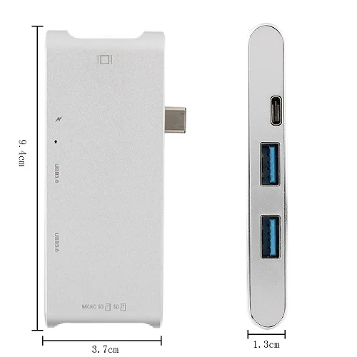 HDMI USB-адаптер KEMBONA с выходом 4K портами USB 3 0 слотами для SD-карт и Micro SD | Компьютеры