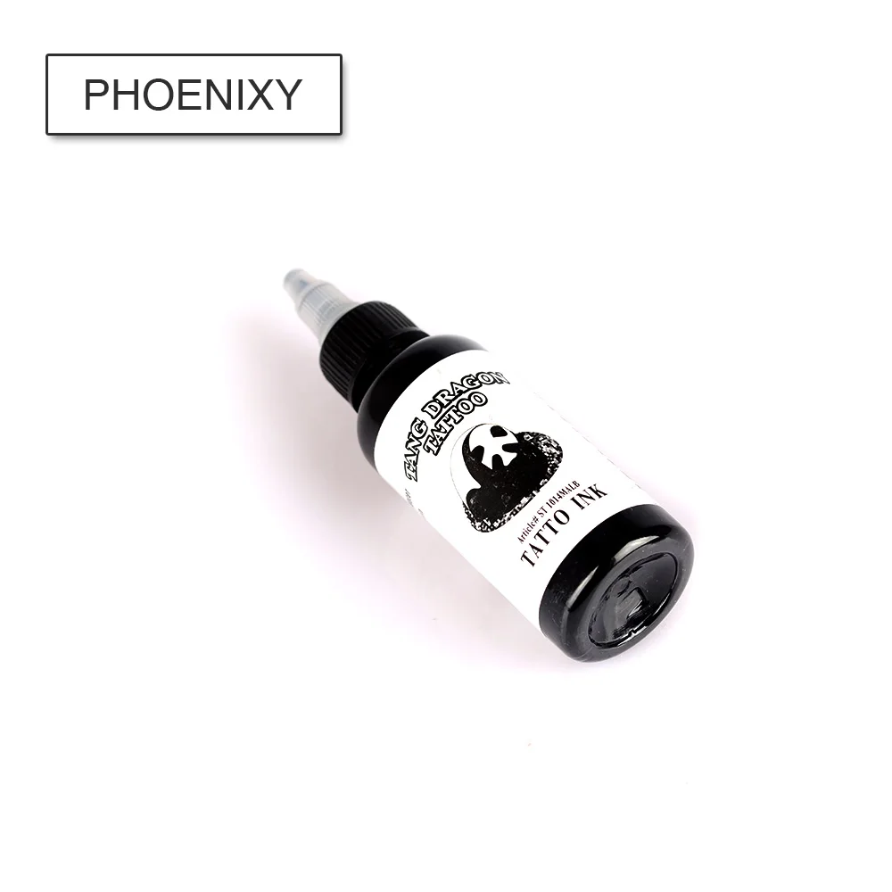 Профессиональный набор пигментных чернил для тату 1 бутылка 2 унции 60 мл черные