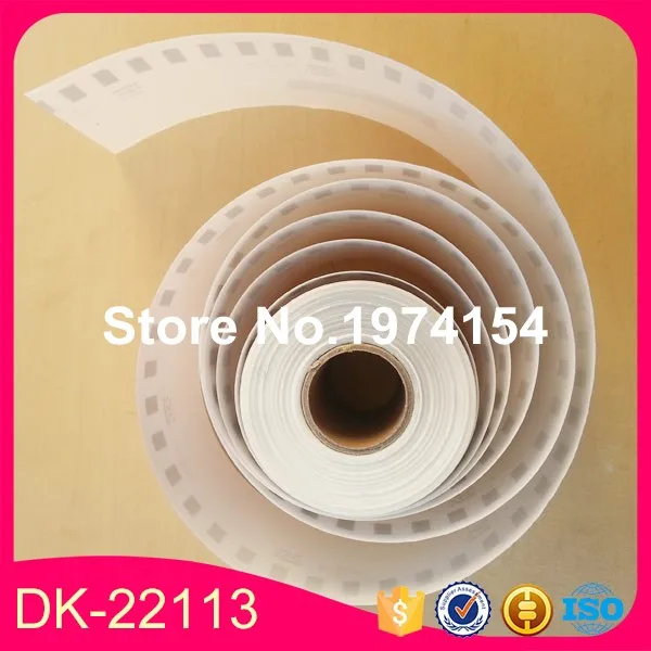 3x рулоны совместимые с Brother ярлыки прозрачная наклейка dk 22113 Φ dk22113 | Компьютеры и