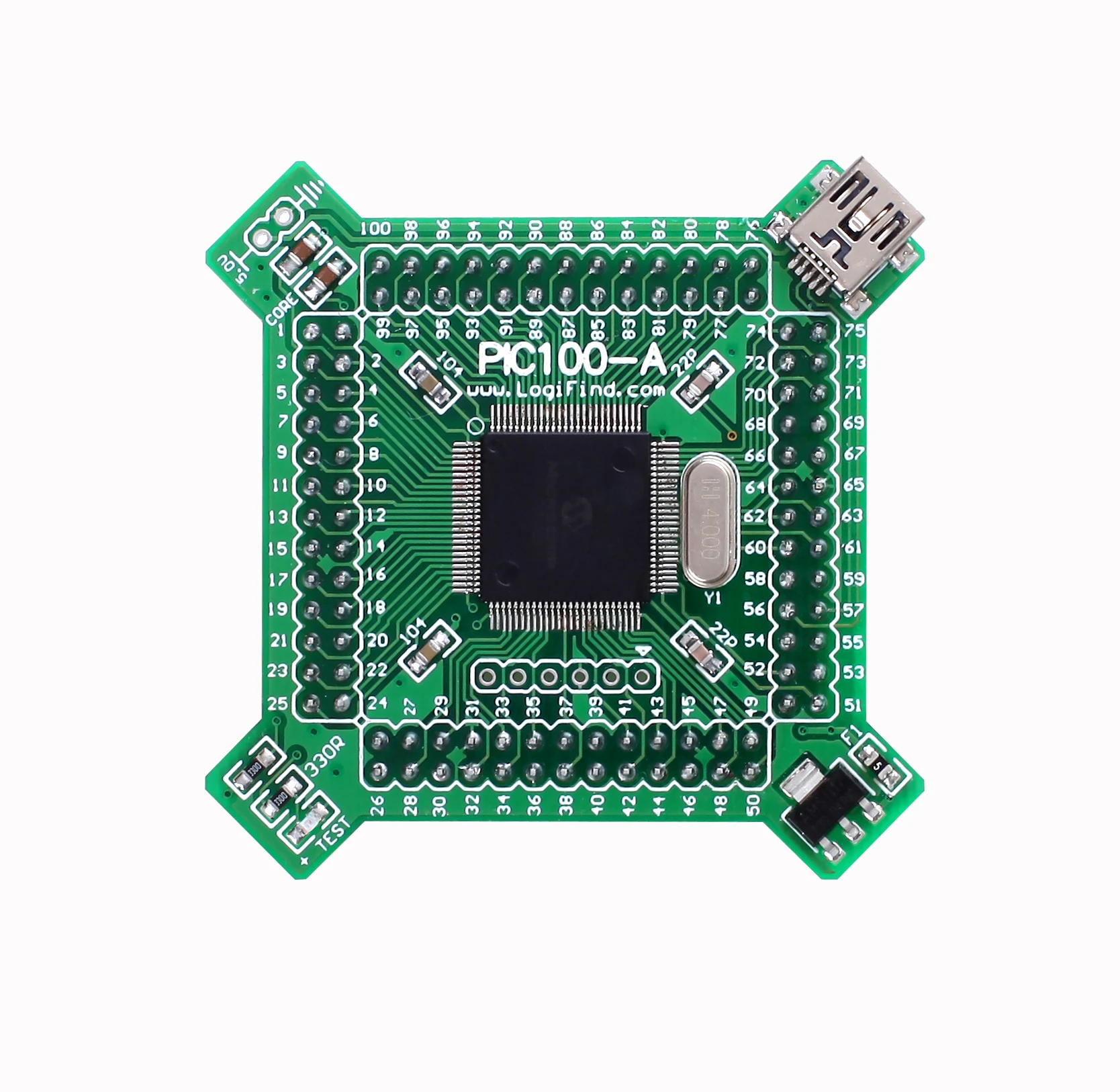 PIC MCU обучения развития основной платы PIC100 A с DsPIC33FJ256MC710|Детали и аксессуары для