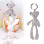 Детская кроватка, игрушка для коляски, Кролик, Кролик, медведь, мягкая плюшевая кукла для младенцев, Мобильная детская коляска, кольцо-подвеска с животными, случайный цвет