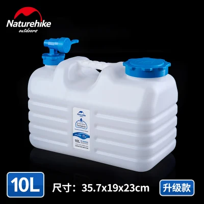 Naturehike 10L 12L PE пищевое ведро BPA бесплатно фирма переносной резервуар для воды на открытом воздухе ведро Кемпинг Альпинизм Туризм Портативный водопот - Цвет: 10L