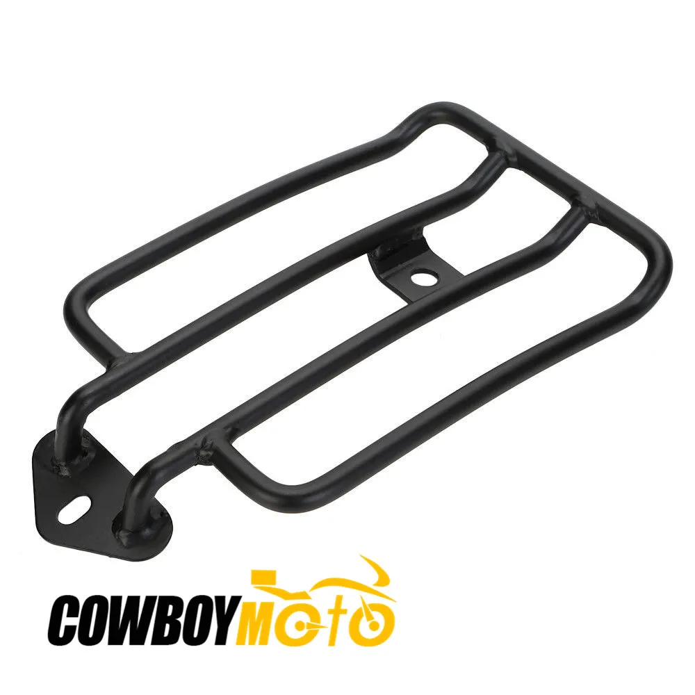 Черный мотоцикл Solo сиденье багажная стойка для Harley Sportster XL 883 1200 XL883 XL1200 2004-2019 2014 2013