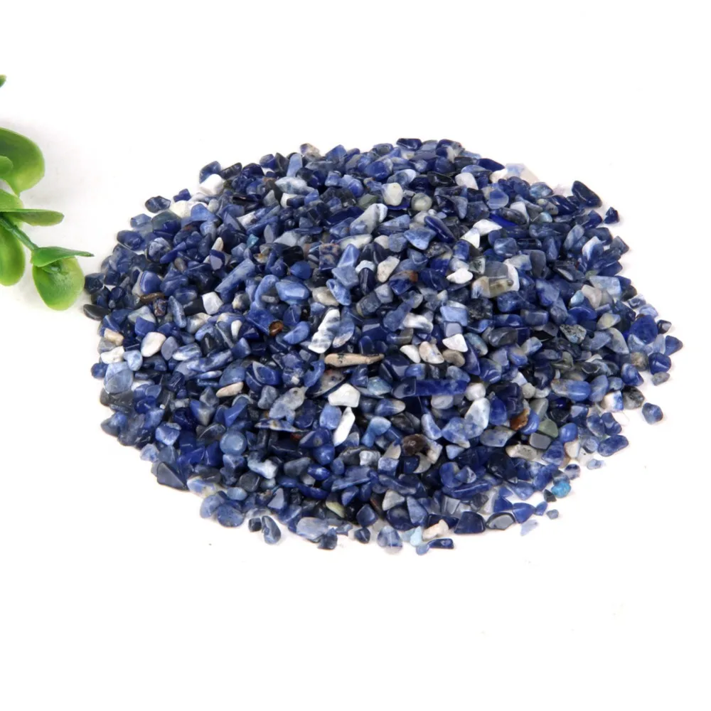 

1/2lb Natural Mini Polished Tumbled Blue Sodalite Tumbled Crystal Metaphysical Healing Chakra Stone TS0140