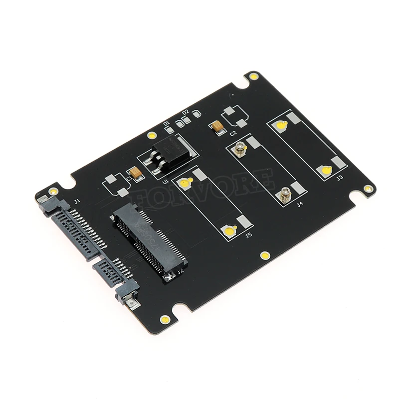 Mini PCIE SATA-&gtmSATA SSD Enclosure Adapter mSATA to SATA Case Converter Card | Компьютеры и офис