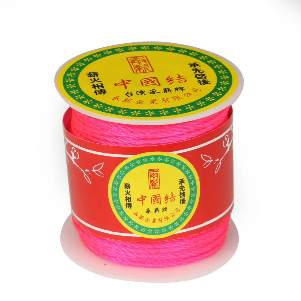 Лидер продаж прочный 49 ярдов/рулон 1 мм многоцветная нейлоновая вощеная нить шнур