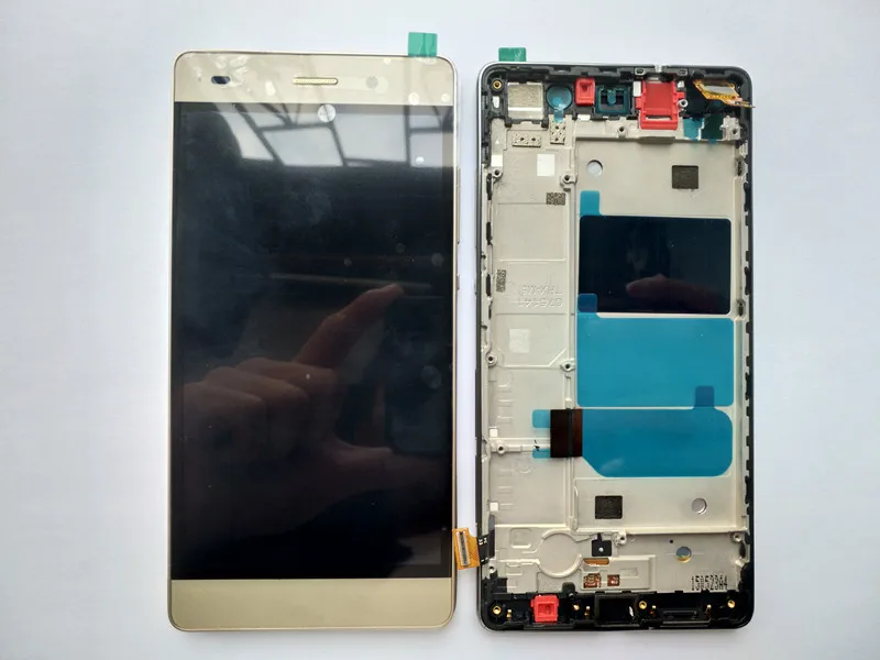 Для Huawei P8 Lite ЖК-дисплей + сенсорный экран 100% новый дигитайзер стеклянная панель