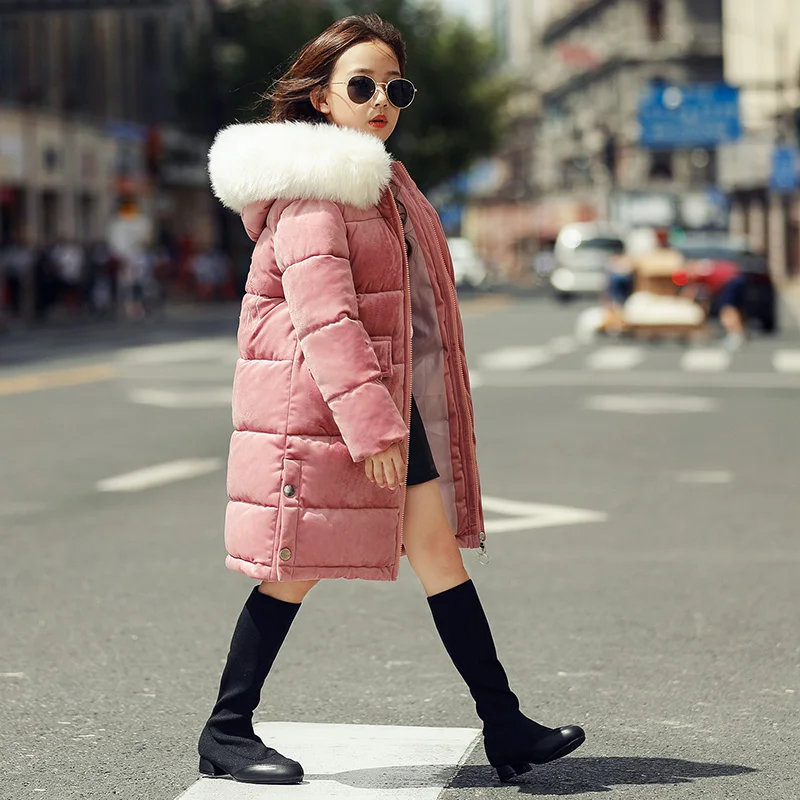 Детская куртка с подкладкой на пуху до 30 градусов теплая зимняя верхняя одежда