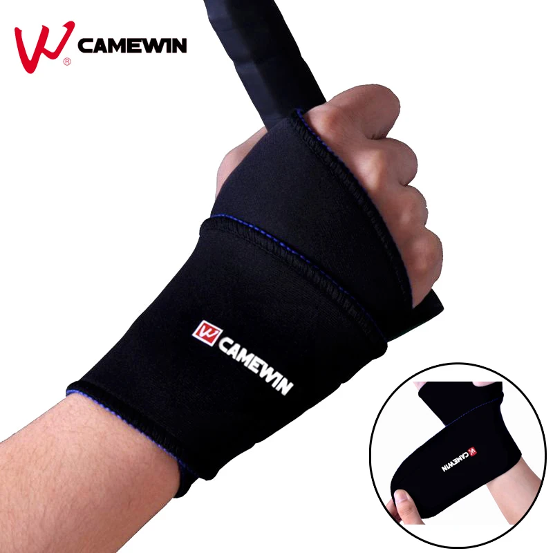 1 пара Регулируемая поддержка запястья черный шарнирный бандаж защита CAMEWIN