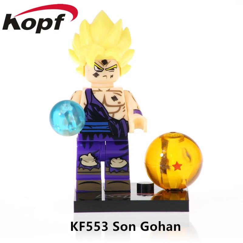 KF6045 строительные блоки Dragon Ball Сон Гохан стволы Janemba Вегета кирпичи куклы Коллекция Фигурки для детей подарок игрушки