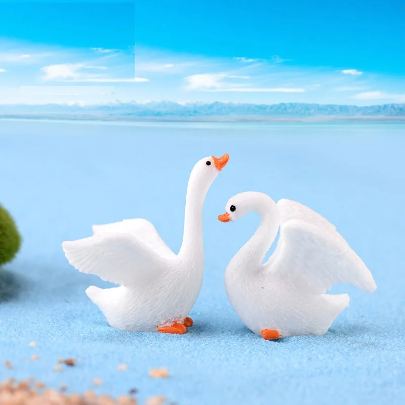 Ферма миниатюрные пасторальные стильные пластиковые украшения в виде животных