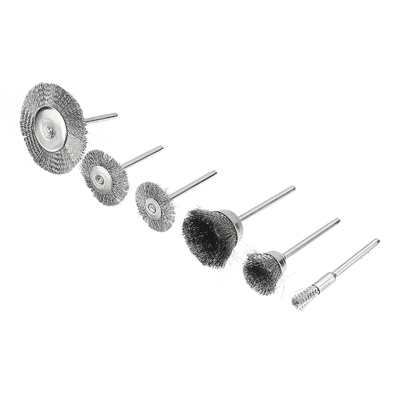 30 шт./компл. Набор щеток из нержавеющей стали для чистки полировки стакан колесо
