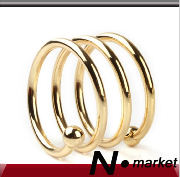 

Free Shipping Slingshot Alloy Metal Napkin Ring for wedding Restaurant Golden Sliver Table Decoration Napkin Holder