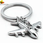 Популярный брелок OPPOHERE, 1 шт., брелки из металлического сплава в виде авиационного самолета, оригинальные брелки для мужчин и женщин, лучший подарок, Прямая поставка